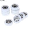 2pcs/5pcs/10pcs Sliding Shower Roller Wheel Plastic Door Replacement Roller Wheel Runner Diameter 21.5mm
