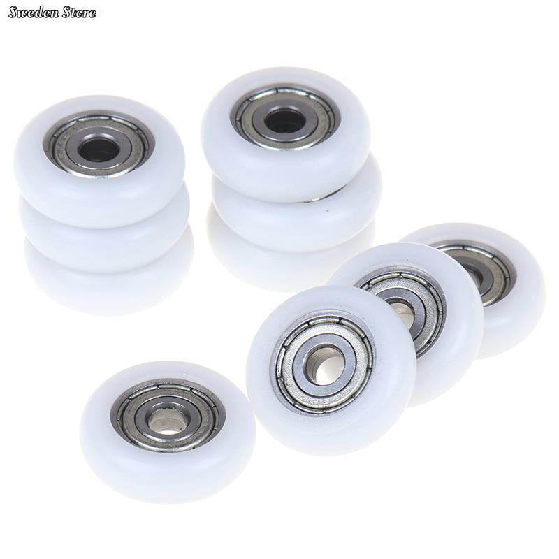 2pcs/5pcs/10pcs Sliding Shower Roller Wheel Plastic Door Replacement Roller Wheel Runner Diameter 21.5mm