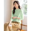 Mocana Women's Elegant Long-Sleeved Cashmere Sweater MKNJD2760