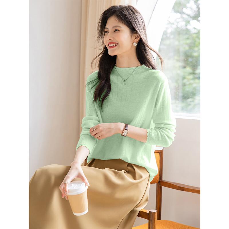 Mocana Women's Elegant Long-Sleeved Cashmere Sweater MKNJD2760