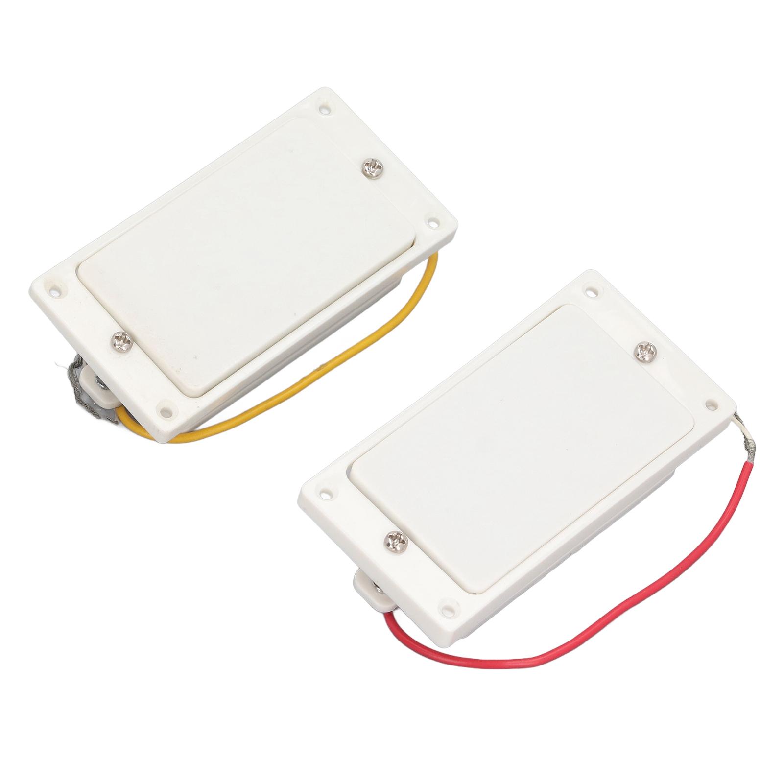 

2PCS закрытый электрогитарный звукосниматель с двойной катушкой, хамбакер, сменный звукосниматель для грифа гитары и