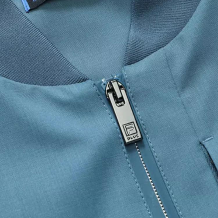 Fila Business Casual Solid Color Sports Woven Jacket Men Jackets Sky-Blue F11M212703F-BU