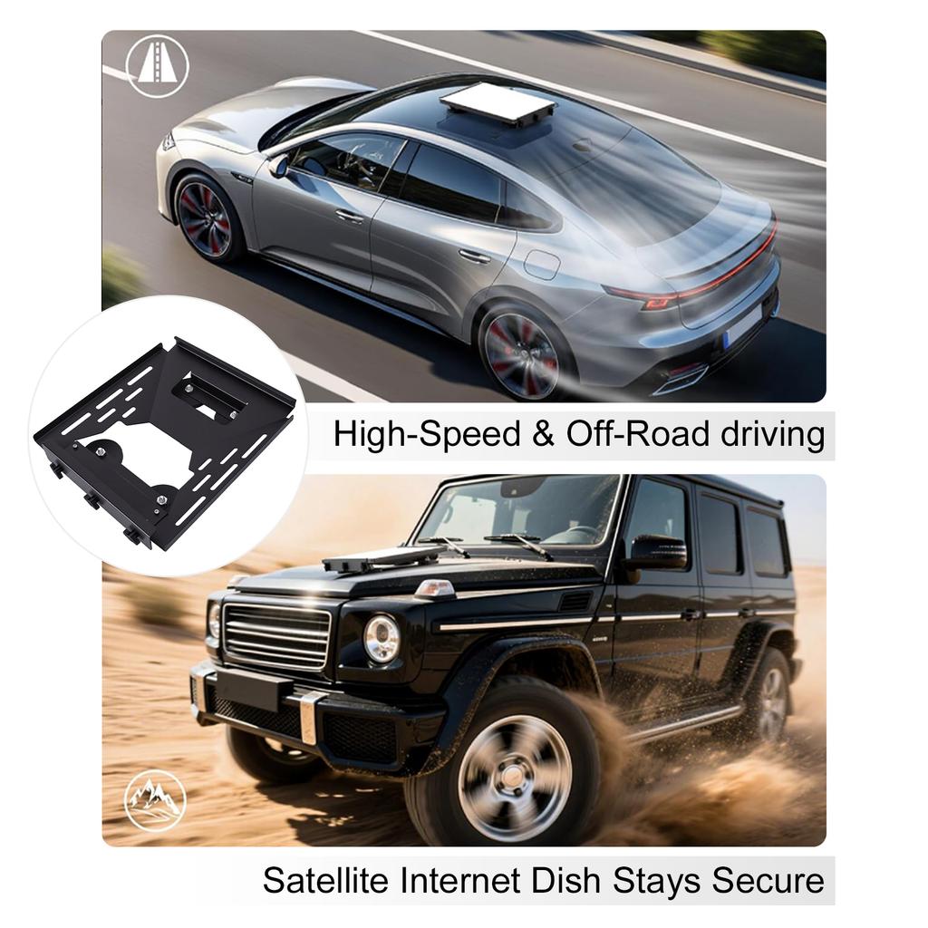 Suporte Magnético de Teto Compatível com Starlink Mini, Suporte Portátil para Antena Satélite de Internet para Carro, Trailer, Barco, Caminhão