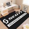 S-Scott Bike Logo Bathroom Mat Non-Slip Laundry Room Mat Laundry Decor Balcony Child Living Room Toilet Rug