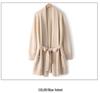 Autumn-Winter Cashmere Knit Women's Long Sleeve Loose Cardigan with Belt