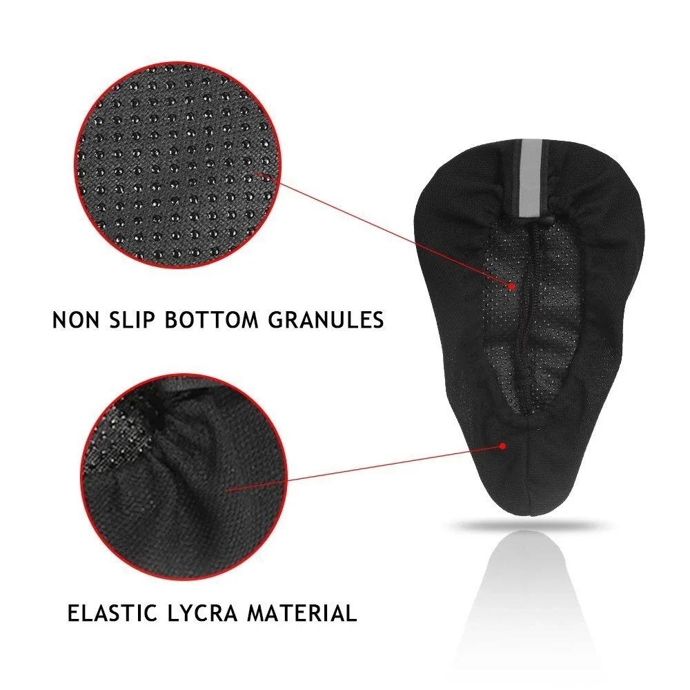 Bicycle Saddle 3D Soft Cycling Seat Cover MTB Mountain Bike Thickene Sponge Pad Outdoor Breathable Cushion Bike Accessories