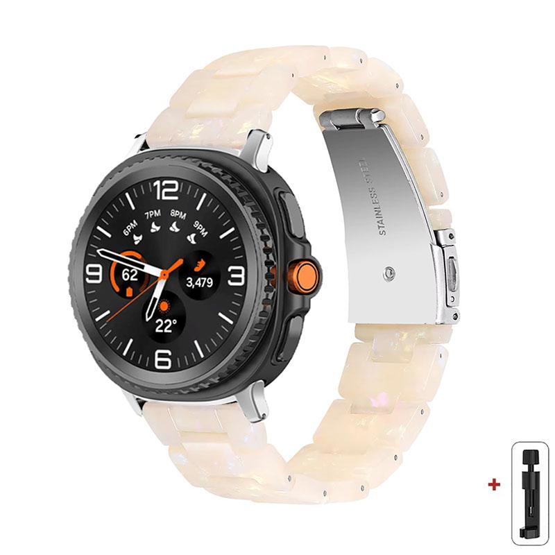 

Resin Band for Samsung Galaxy Watch 8 40 44MM/8Classic 46mmTransparent Strap Women Bracelet for galaxy Ultra 2025/7 47mm Correa for galaxy 8 classic
