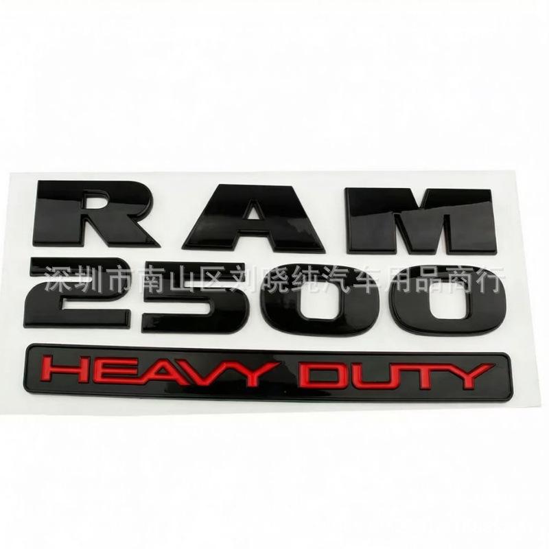 Fits Dodge RAM 1500/2500/3500 Heavy Duty Pickup: Modified Car Emblem Side Fender Sticker