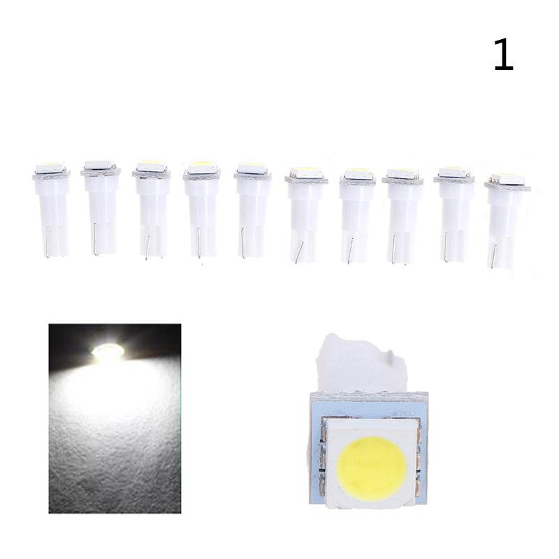 10pcs LED T5 5050 Instrument Light Bulbs 24V DC LED Car Auto Dashboards Gauge Lamp