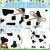 Set of 3 Handcrafted Wooden Cow Figurines - Rustic Farmhouse Style Tabletop Decorations,for Home & Office