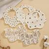 Random 1pcs Baby Bibs Simple Cotton Newborn Bibs Children's Accessories Drool Bib