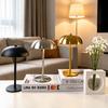 Mushroom USB Rechargeable Table Lamp: Ambient Night Light for Bedroom or Study