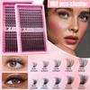Single Cluster 192 Clusters C Song False Eyelash Set 8-18Mmdiy Segmented Grafting Thick Eyelashes