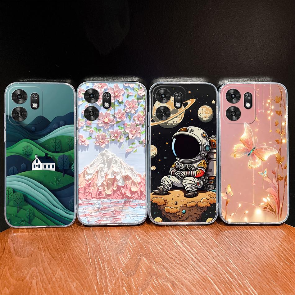 Phone Case For Honor Play 60A 5G Case Little Pig Phone Cover For Honor Play60A Soft Transparent Silicone Anti Drop TPU Slim Capa
