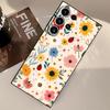Cartoon Flower Art Funda Phone Cover Case for Samsung Galaxy S26 Ultra S25 Plus Note 20 8 9 10 S24 S20 Ultra S23 S10 S9 S21 FE