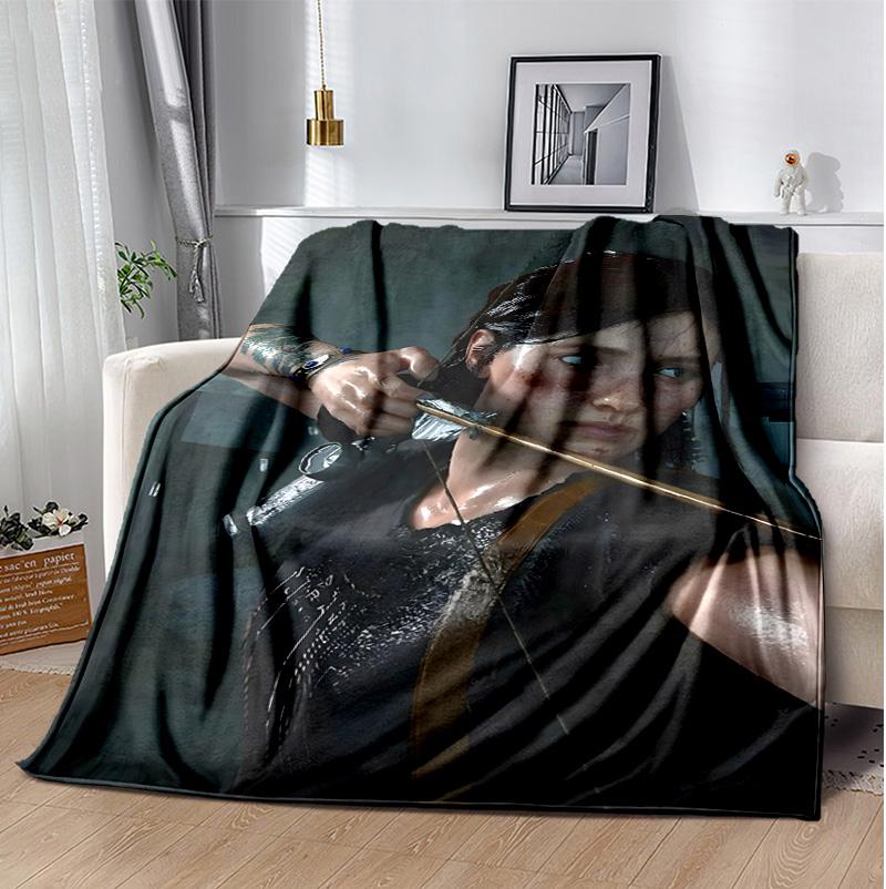 Lost Flannel Blanket Soft Warm All-Season Throw, Design for Camping, Car Travel, Hiking Sofa, Bed, Office Perfect Gift for Parties