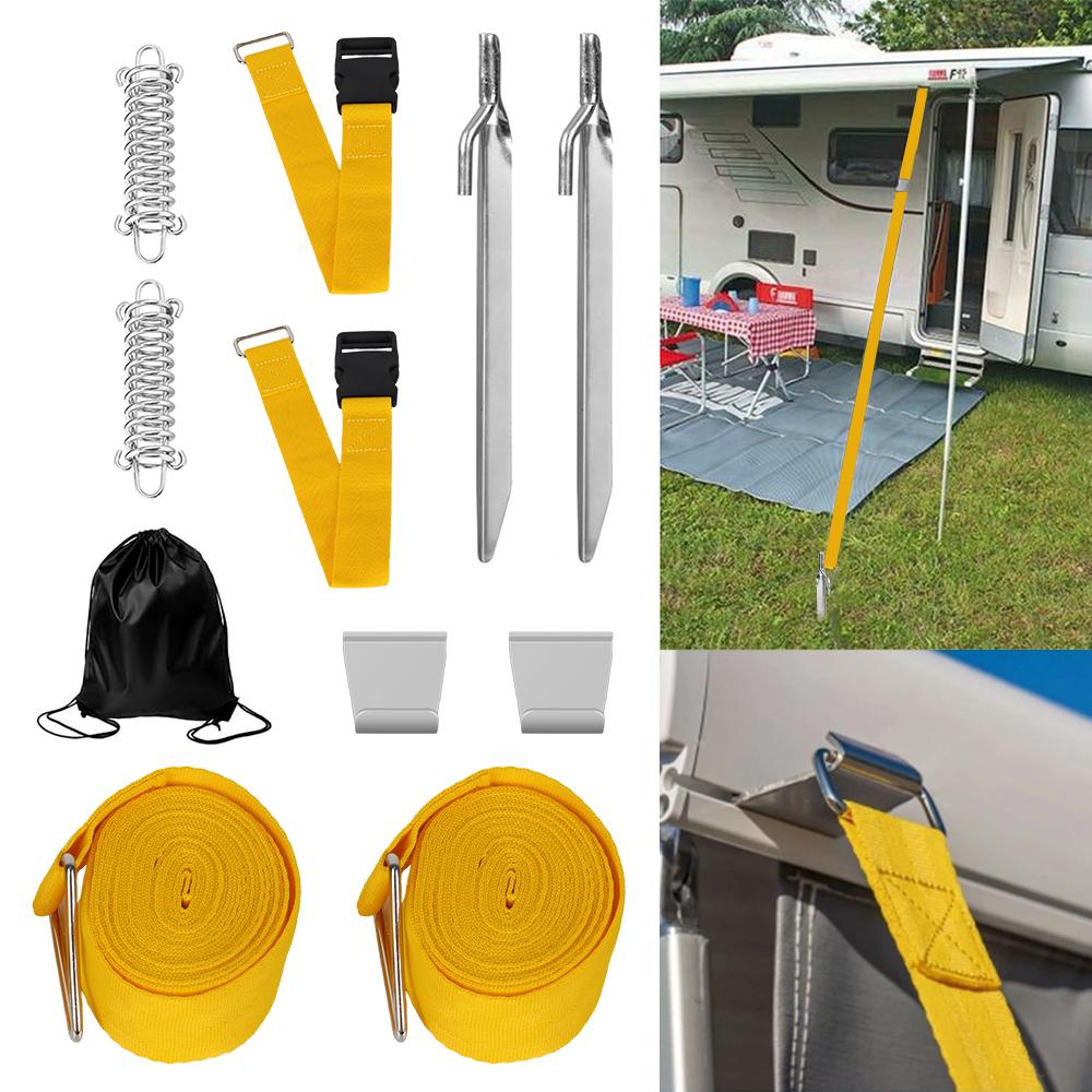 Wohnwagen Camping Markise Abspannset Markisen Windstabilisator Camper Wohnmobil Wohnwagen Markisenanker Zubehör für Fiamma Dometic