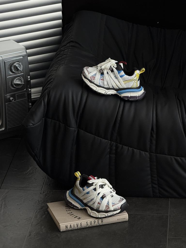 XSHX Paris Schwerindustrie Dirty Daddy Schuhe Herbst Doppelgurt Jungen und Mädchen Spinnennetz Riemen Jungen und Mädchen Klettverschluss Sport