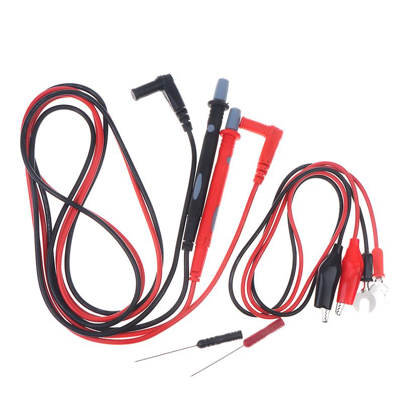 Multi Functional Detachable Special Tip 1000V 20A Gold-Plated Multimeter Probe, Interchangeable Pin Multimeter Probe Wire