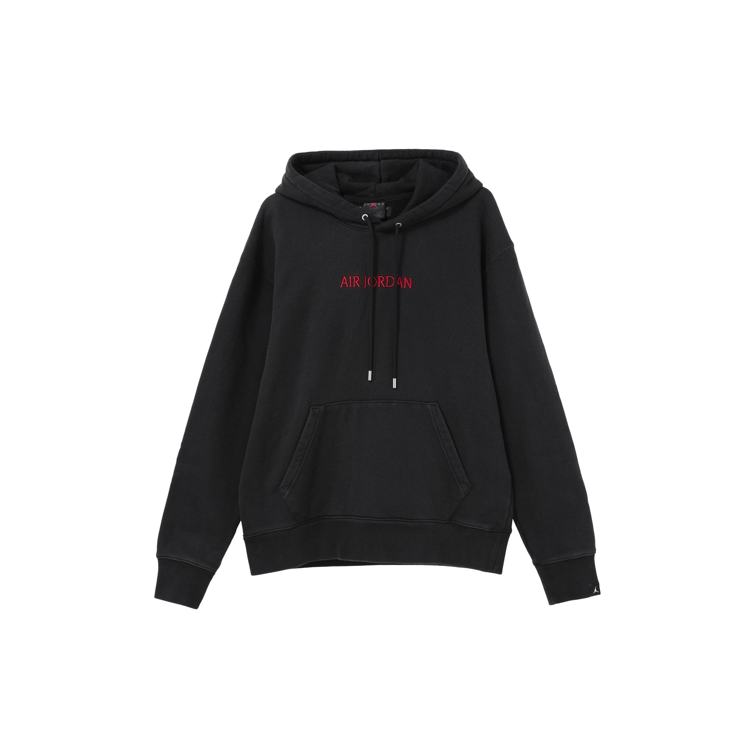Air Jordan Wordmark Fleece Hoodie Black Men s DV6464-010 M