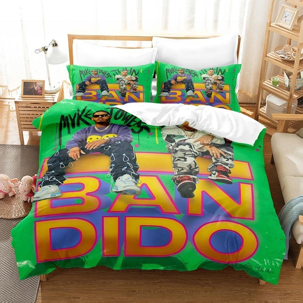 3D Print Rapper M-Myke Towers Bedding Set Single Twin Full Queen King Size Bed Set Adult Kid Bedroom Duvetcover Sets