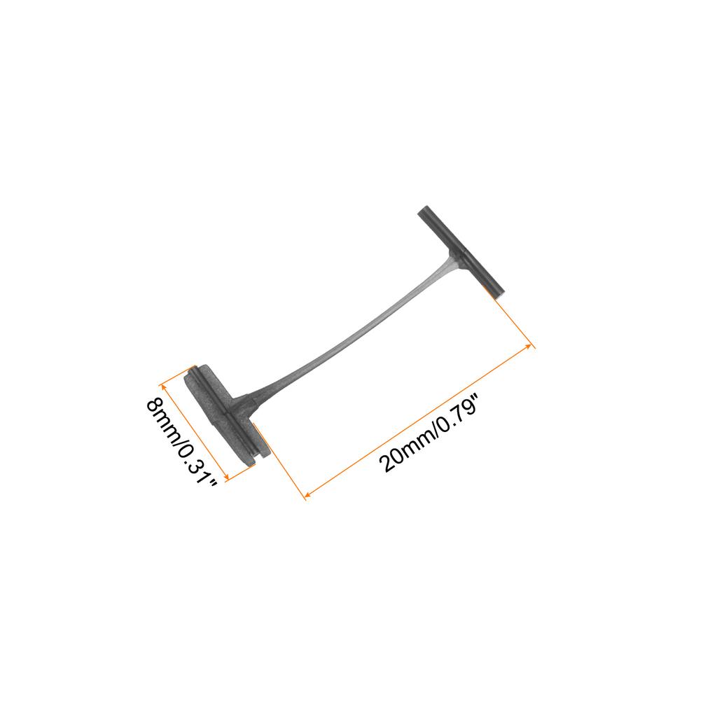 Black 1500pcs Standard Tagging Fasteners Plastic Regular Standard Label Tagging Barbs for Garment Price Tag Label Tagging Barbs