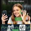 AI Translation Earbuds Real Time 144 Languages Translator Devices 99% Accuracy 4-Microphone Translator Headphones Bussiness Travel Study iOS Android