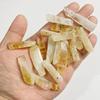 5pcs/lot Natural Gem Stone Beads Real Top Drilled Citrines Amethysts Labradorite Quartz Stick Beads For Jewelry Making Necklace