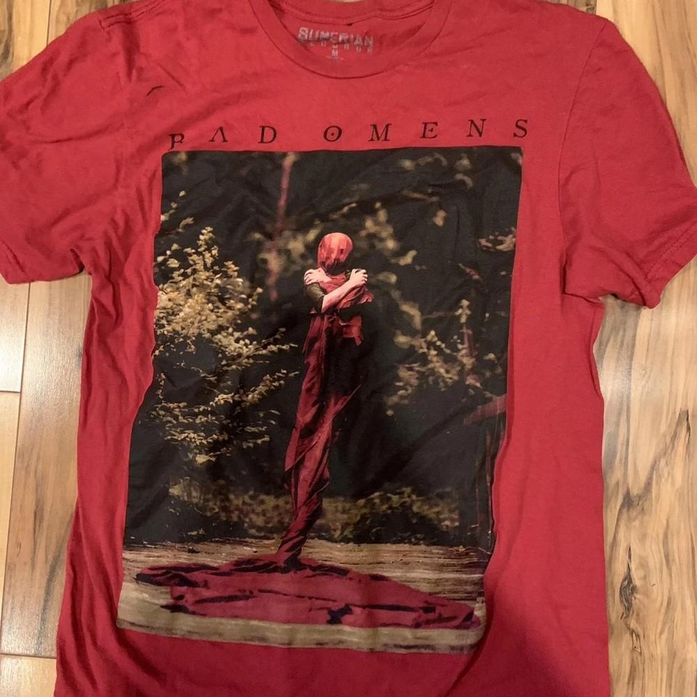 

Rare Vtg Bad Omens band Red short sleeve Unisex T shirt Tops tees Men s Women s S-4XL S