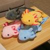 45cm Kawaii Bunte Molch Plüschtier Kuscheltier Niedlicher Axolotl Salamander Flauschiger Plüschfisch Beruhigendes Langes Kissen Kissen Kinder Geschenkidee