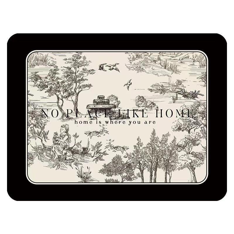 

Печатный коврик для сушки посуды, коврик для сушки стола, термостойкие коврики для столешницы, кухонные коврики, впитывающие коврики для сушки посуды, ковры для дома, принадлежности 30X40cm