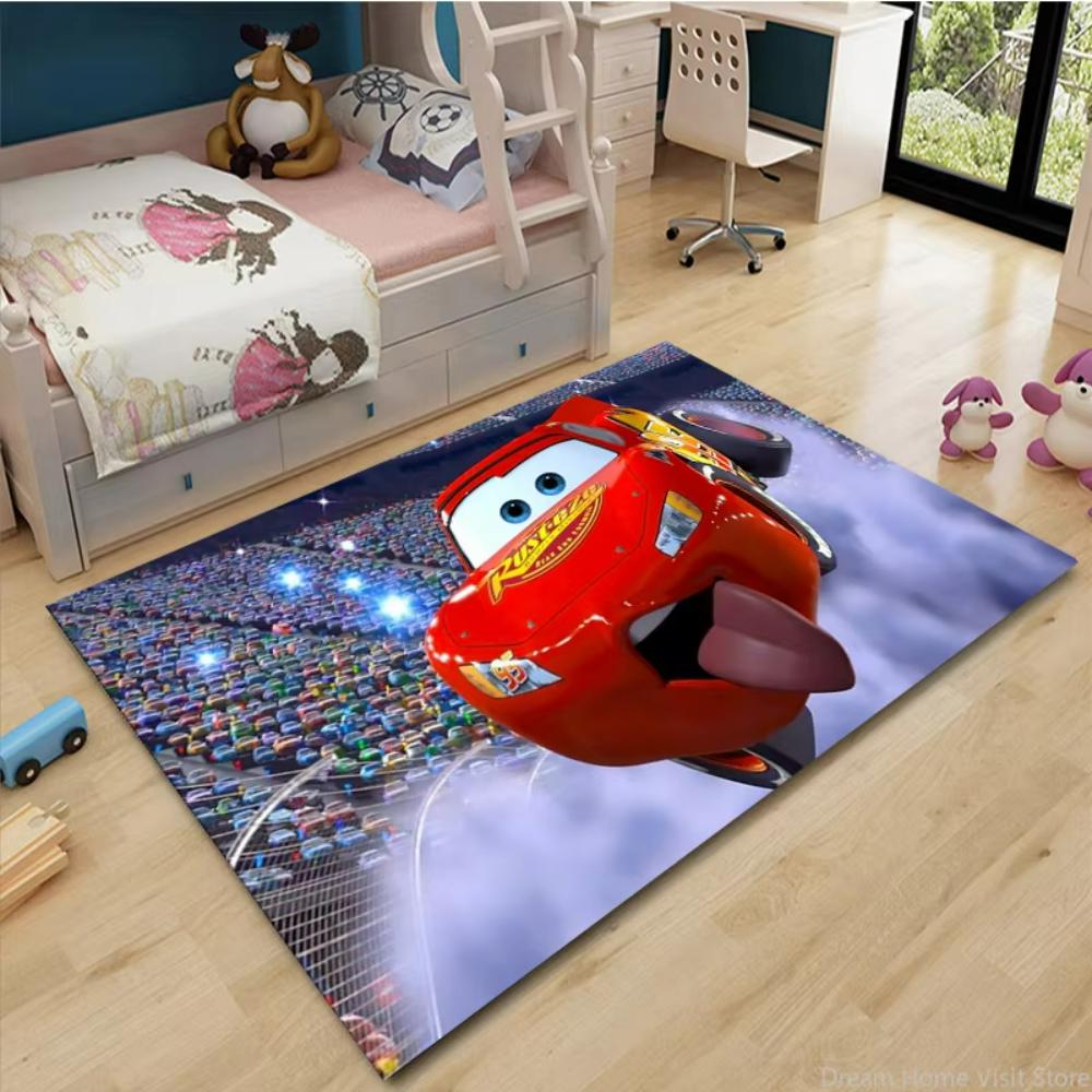 Dynamic McQueen Race Track Carpet Carpet for Living Room Decor Bedroom Leisure Soft Area Mats Bedside Mat Welcome Rug
