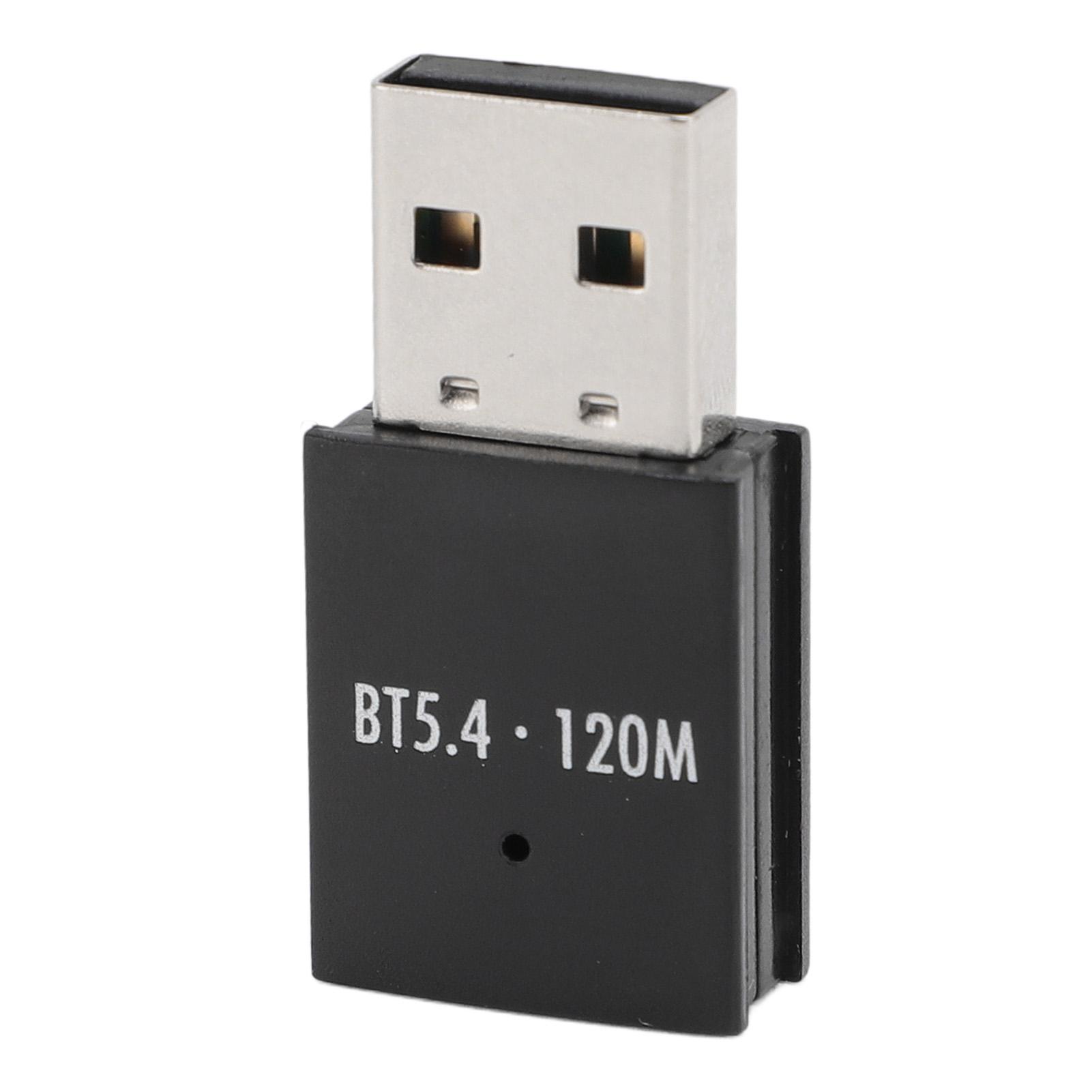 

USB Bluetooth Adapter 120m Wireless USB Bluetooth 5.4 Receiver and Transmitter for Keyboard Mice