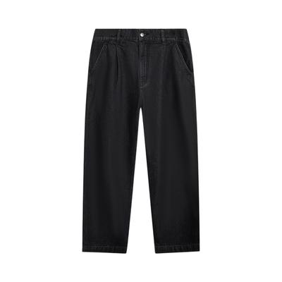 Simple Comfortable Casual Versatile Straight Leg Mid Rise Jeans Men Bottoms AJQV019-2