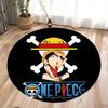 One Piece Anime Home Circular Carpet Living Room Stylish Bedroom Floor Mat Children's Room Carpet for Anime Lovers Decor
