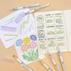 Kuretake Water-Based Pens ZIG Clean Color Dot Mild Color Set TCSD-6100/6V