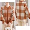2pcs Fall Winter Women's Knitted Tops Set Plus Size Knitted Cardigan Pullover Sweater Two-Piece Set Open-front Cardigan Jacket Knitted Sweater Outfits