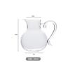 200ml Tee-Brühkännchen Glas-Teekanne mit Griff Teespender Chahai Kung Fu Tee-Set Zubehör Kaffeekanne Krug