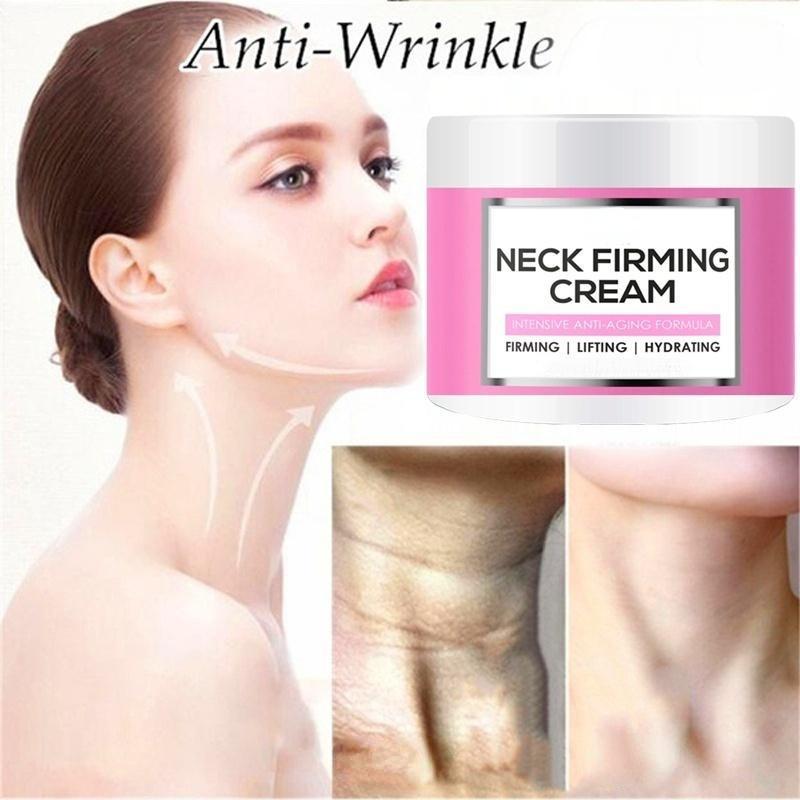 Neck Firming Cream, Anti Aging Moisturizer for Neck , Double Chin Reducer, Skin Tightening Cream - See Results In 3 Days