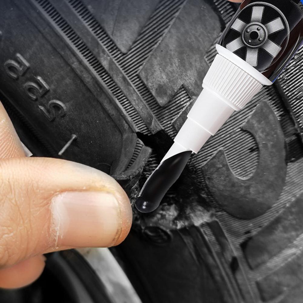 Car Tire Repair Adhesive Waterproof Heat Resistant Strong Glues Auto Instant Liquid Tyre Glue Vehicle Accessories