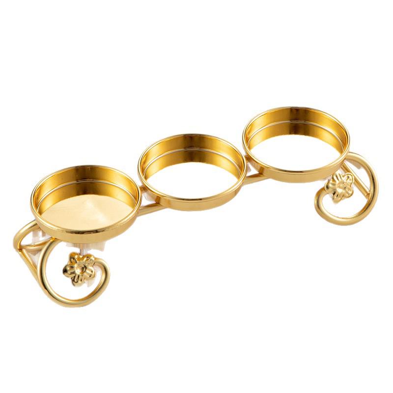 Buddhist Lotus Ghee Oil Lamp Holder for Home Offering