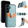 2 In 1 Detachable Magnetic Cards Solt Wallet Leather Case For Samsung Galaxy S25 Ultra S24 Plus S23 A16 A36 A56 Vertical Cover