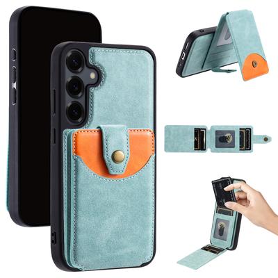 2-in-1 Abnehmbares Magnetkarten-Steckplatz-Portemonnaie Lederhülle Für Samsung Galaxy S25 Ultra S24 Plus S23 A16 A36 A56 Vertikale Abdeckung