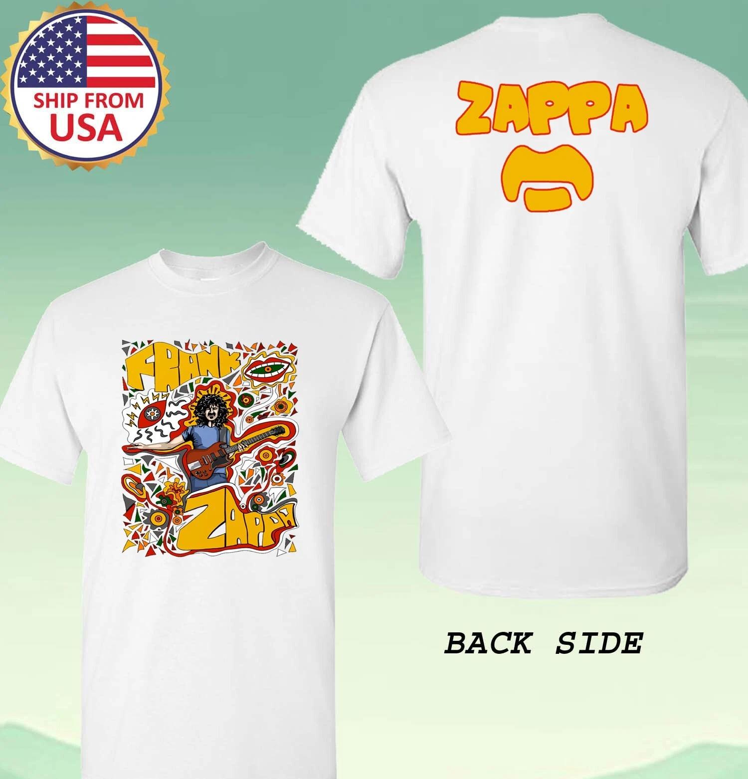 Frank Zappa Men s White Size S-5XL 3XL