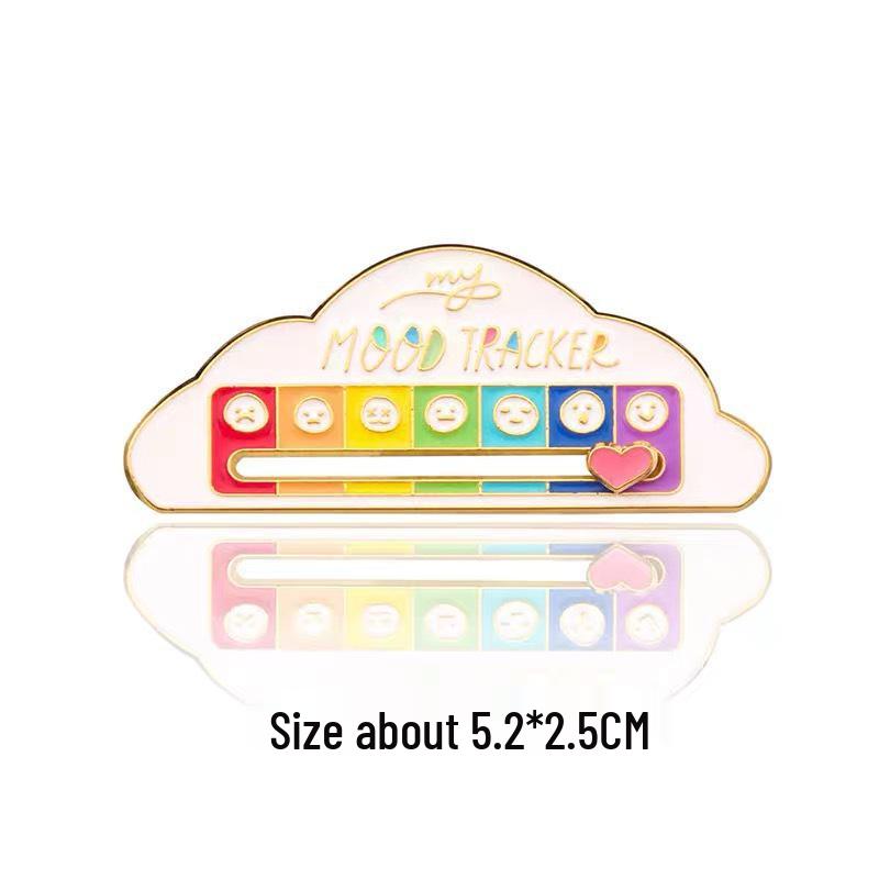 

Меняющая настроение энергетическая брошь: Настраиваемый значок из сплава «Социальная батарея»