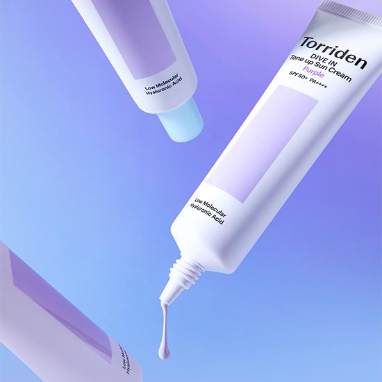 TORRIDEN DIVE-IN Purple Tone Up Sun Cream SPF 50+ PA++++ 60ml