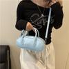 2025 Korean version of hand-carried baguette bag niche high-end PU small handbag trendy and versatile new model