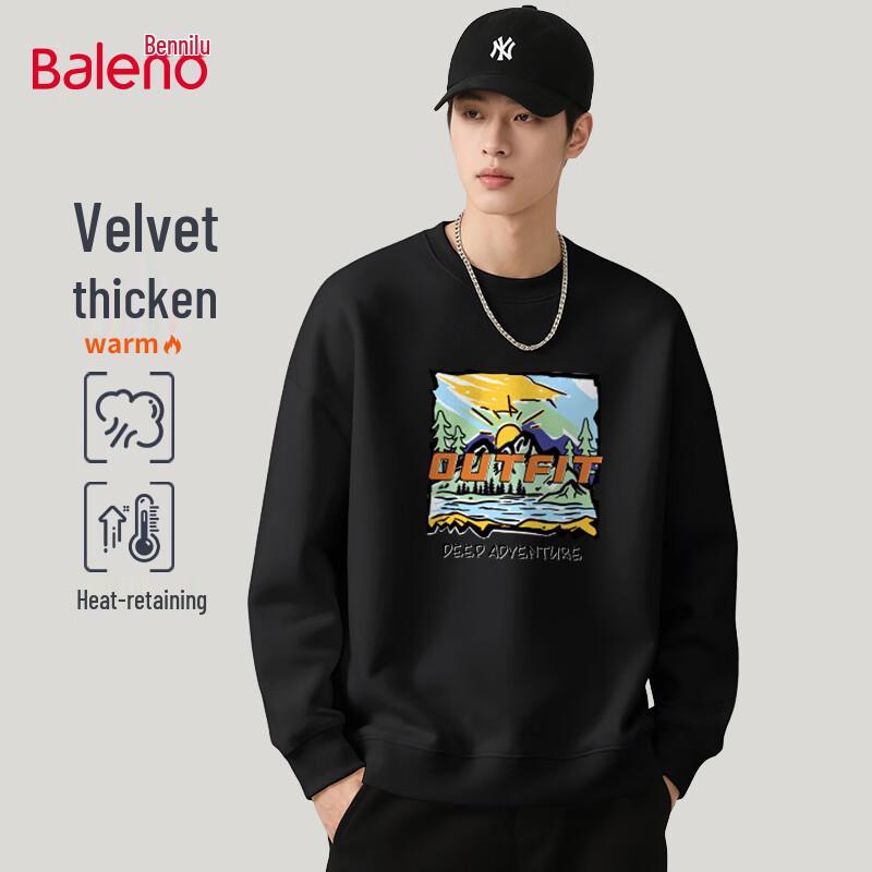 Baleno Men's Graffiti Crew Neck Sweatshirt