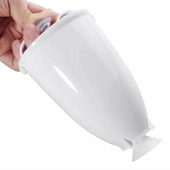 Portable Manual Waffle Dispenser Plastic Donut Maker Baking Machine DIY Tool