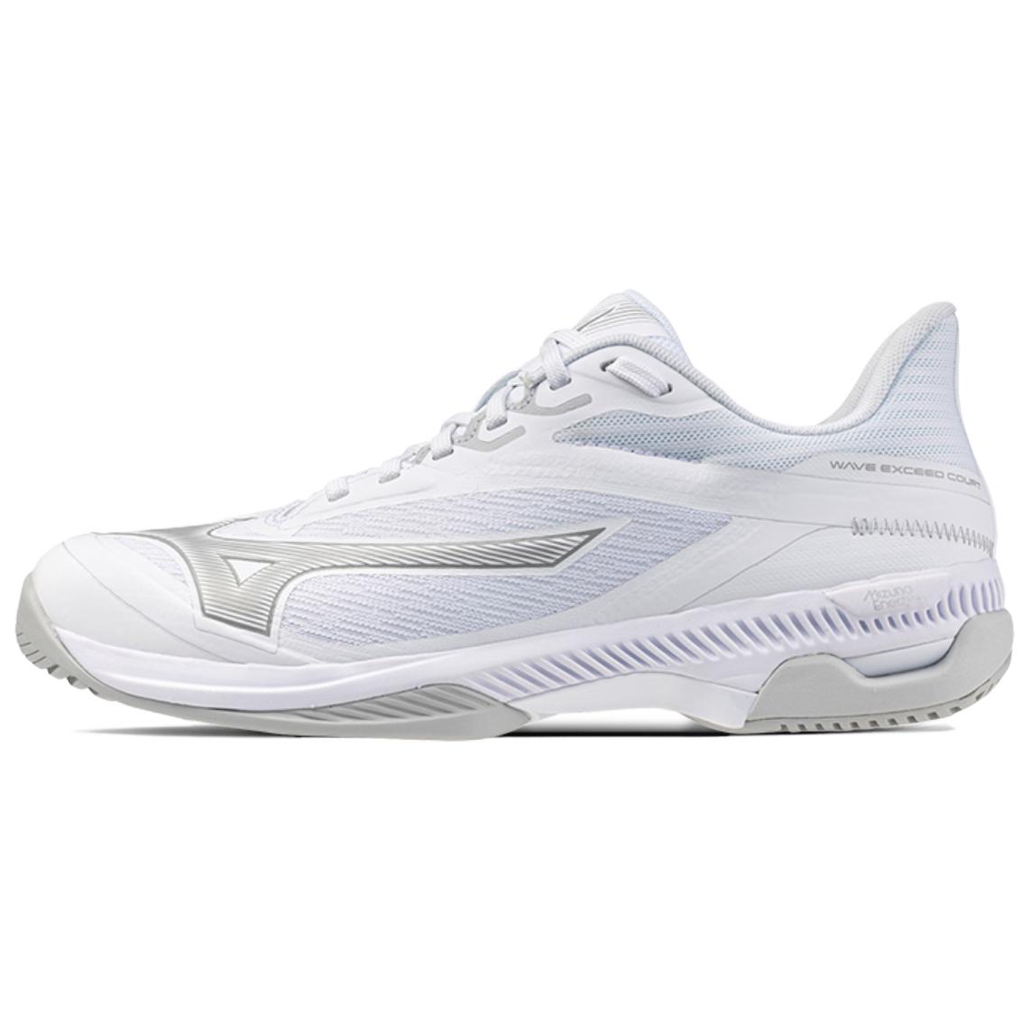 Mizuno Wave Exceed Court Women s Low-Top Tennis Shoes White Grey 61GA251903 36.5